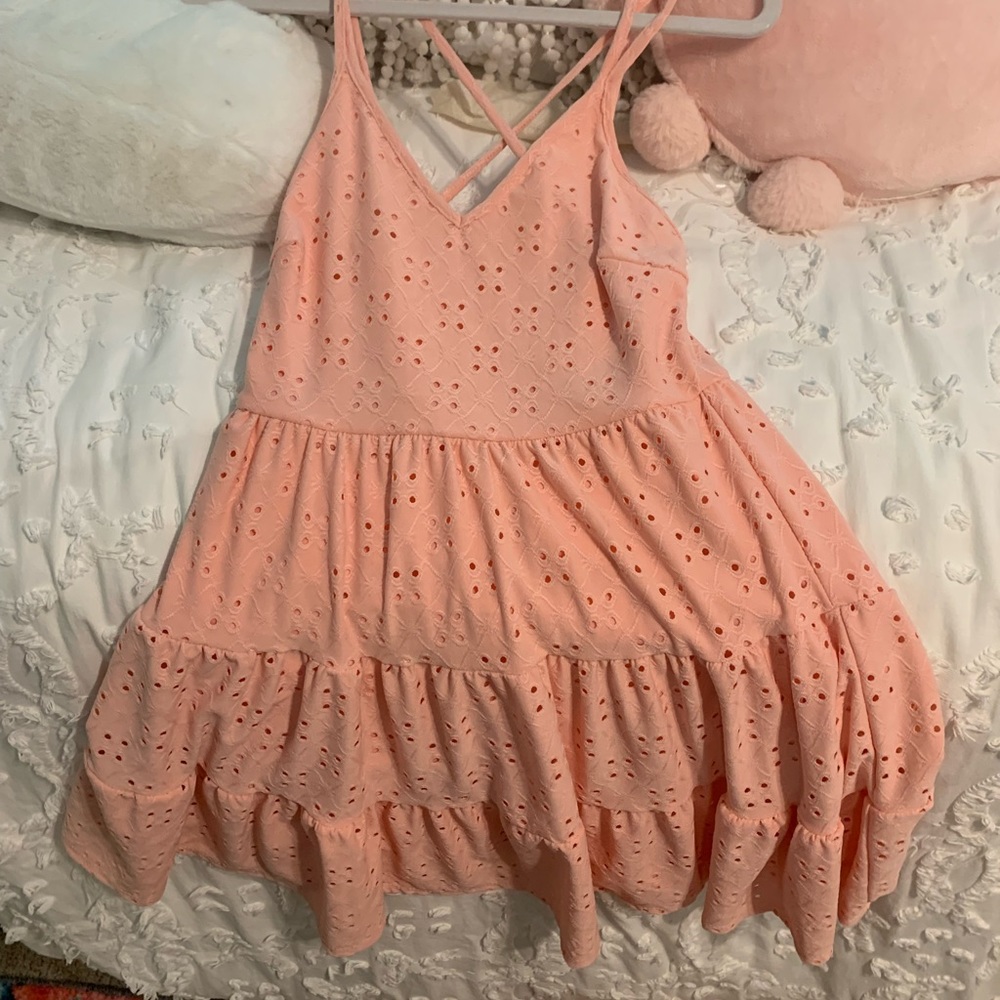 pink stillettos dress